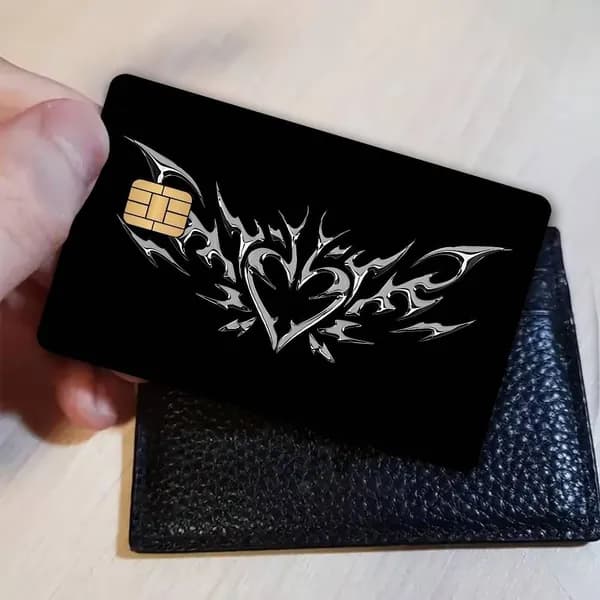 Хром Хартс Бренд Chrome Hearts Наклейка на банковскую карту, антицарапинная матовая долговечная