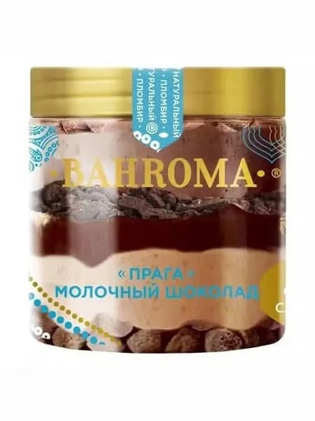 Мороженое Bahroma пинта пломбир Прага молочный шоколад БЗМЖ 320 г