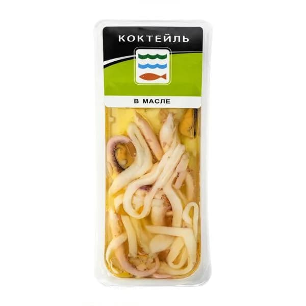 Коктейль из морепродуктов в масле 150г