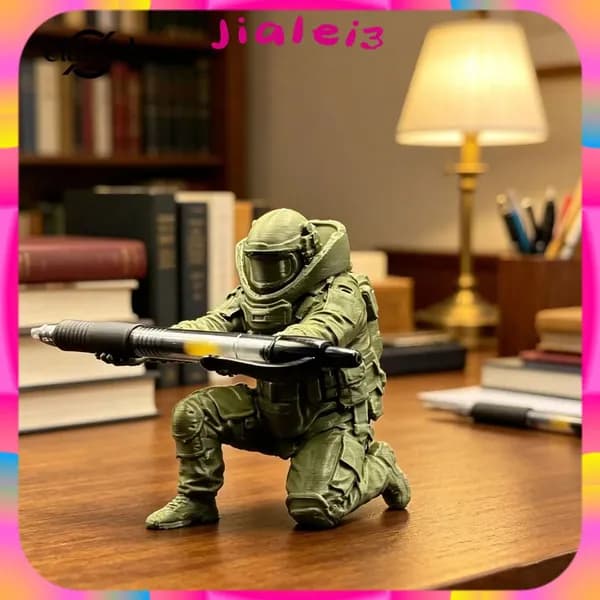 Качественный 3Dпечатный декор для стола, солдат, подарок мужчине