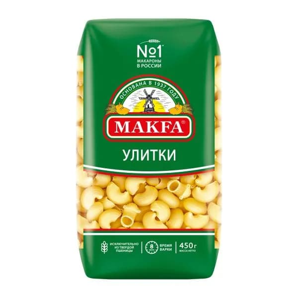 Макароны Makfa Улитки 450г