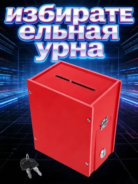 Многофункциональный ящик для писем и пожертвований из красного пвх с замком, для проведения выборов дома