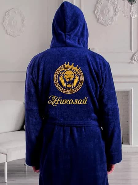 Халат с именем Николай