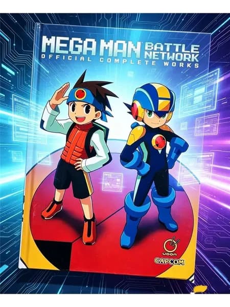 Mega Man Battle Network: Official Complete Works Capcom Книга об искусстве и дизайне на английском языке