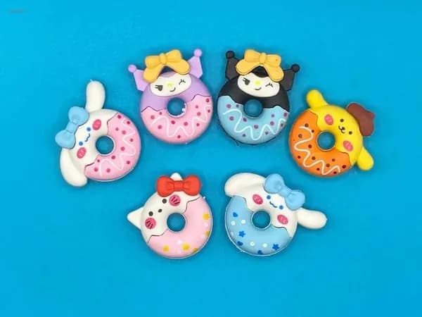 Ластик школьный Пончик 3 штуки