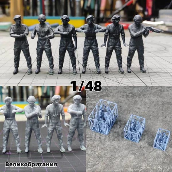 Cor 1/48 сборная модель солдат