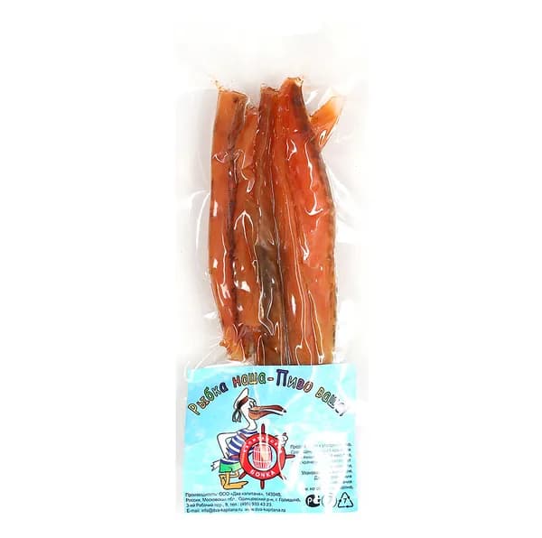 Соломка рыбная сушеная, Капитанская бочка , 40 г, Китай