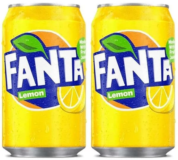Напиток FANTA LEMON (Германия) Лимон сильногазированный 0,33л*2штуки