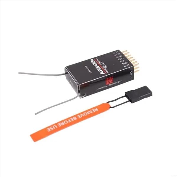 AR6100E 6-канальный приёмник для самолётов, совместим с DSM2, поддерживает пульты DX6i, DX7, DX8, DX18, DSX6/DSX9, широкая совместимость