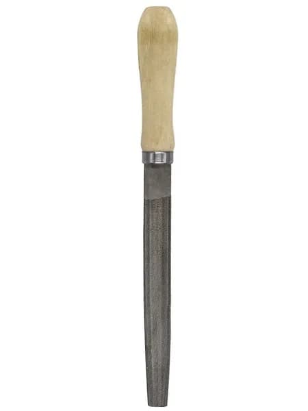 Напильник полукруглый 150 мм, №2, деревянная ручка, РемоКолор, 40-1-641