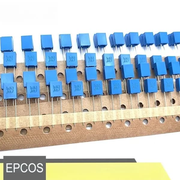 10 шт. EPCOS TDK 63V1000NF 1uJ63 фольгированный пленочный конденсатор 63V1UF 105 Расстояние между выводами 5 мм