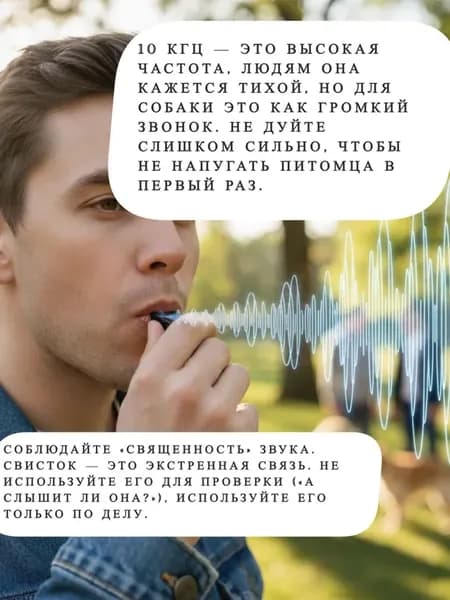 Свисток - дрессировка собак 10 kHz ( ультразвук)