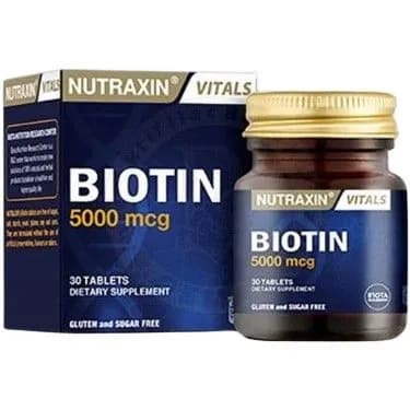 Nutraxin Биотин 5000 мкг 30 таблеток
