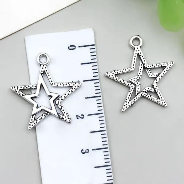 Подвеска в виде креста и звезды 10pcs