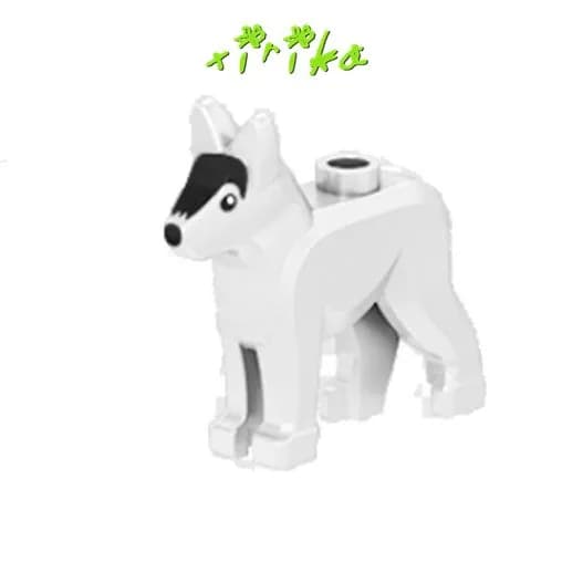 Фигурка спасательной собаки для конструктора, совместимая с LEGO, с неподвижными лапами, детская игрушка-животное