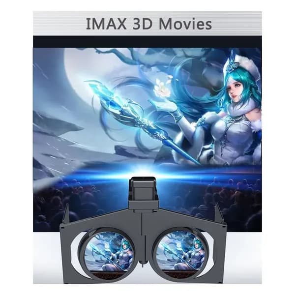 Складной VR-шлем для Android и iOS, чёрный, угол обзора 110 , поддержка экранов 4 6,7 дюйма