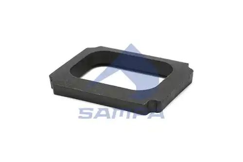 Пластина кронштейна рессоры (м)72.5x60x12 bpw 071.045 sampa