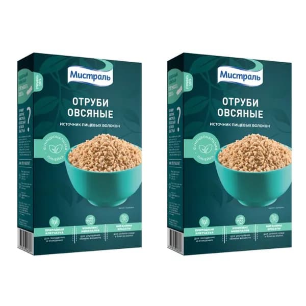 Мистраль Отруби Овсяные 400 г - 2 уп. /