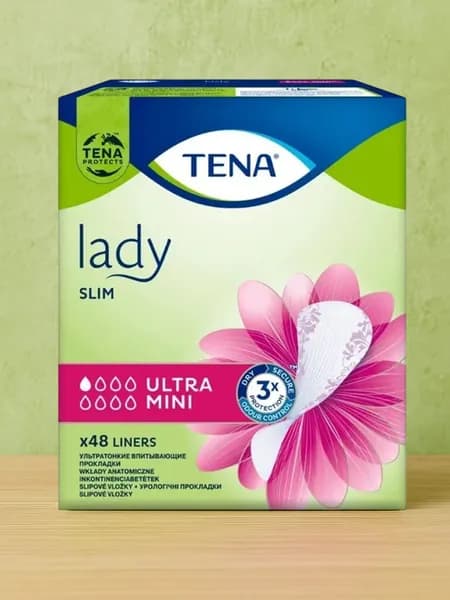 Прокладки урологические Tena Lady Slim Ultra mini 48 штук, 1 пачка