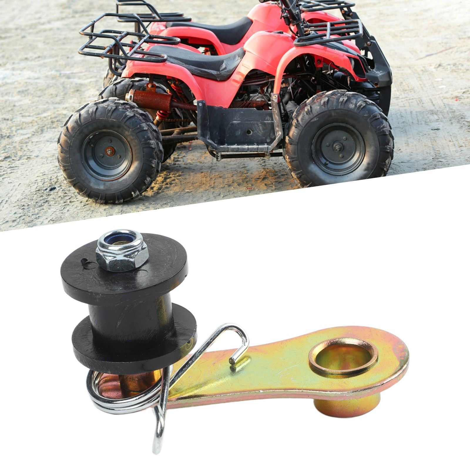 Ролик натяжителя цепи для квадроцикла ATV 110/125/140cc, ABS+Железо, черный