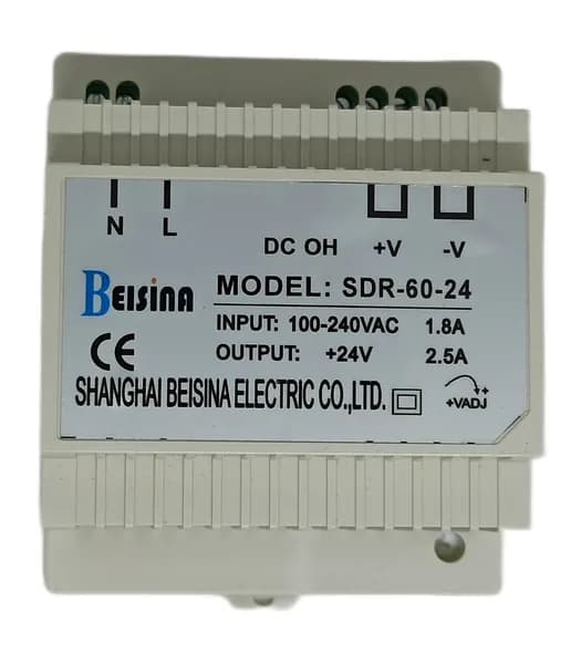 Модульный блок питания на DIN-рейку SDR-60-24 24V 2.5A 60WT