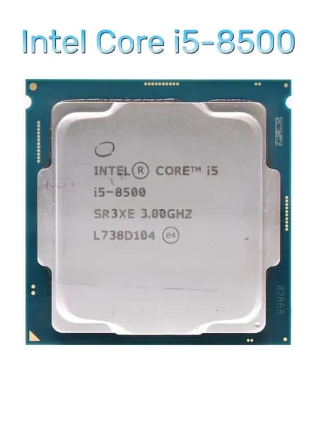 Процессор Intel Core i5-8500 (LGA1151v2, 6/6 до 4.1 ГГц, DDR4, Intel HD Graphics)
