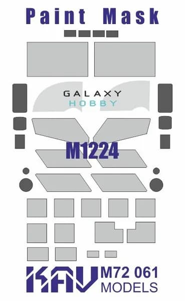 KAV models Окрасочная маска на М1224 Maxx Pro MEAP (Galaxy Hobby), 1/72
