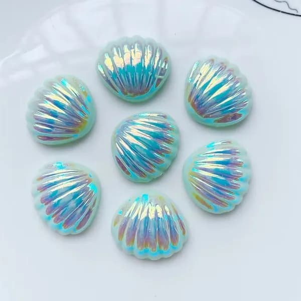 10pcs смола / жемчужные раковины DIY Ювелирные украшения аксессуары