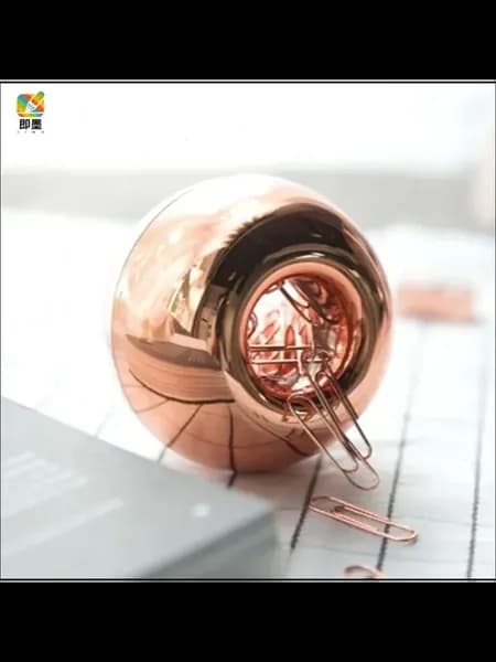 Магнитный держатель для скрепок, розовое золото