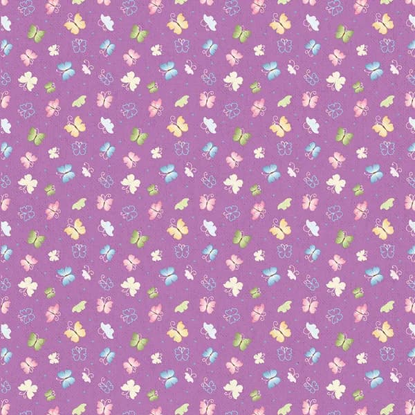 Ткань для пэчворка 50x55 PEPPY Нежная история НИ-06 фиолетовый