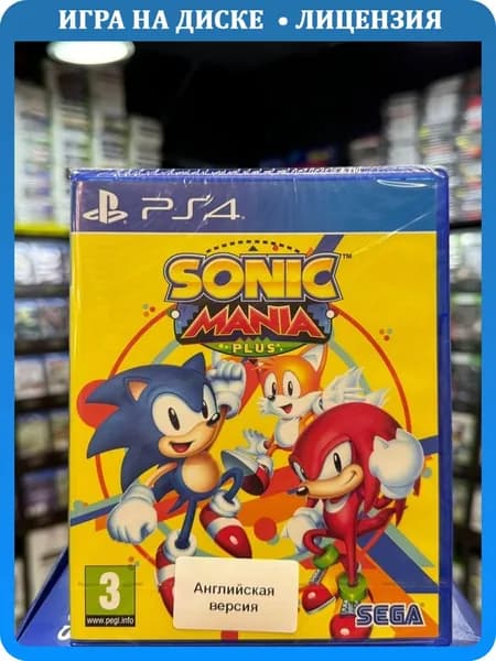Игра Sonic Mania Plus PS4 (Box)