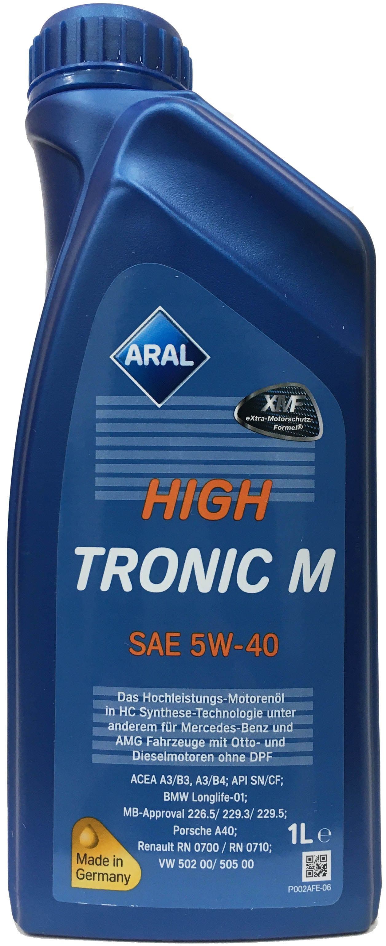 ARAL 5W-40 Масло моторное, Синтетическое, 1 л