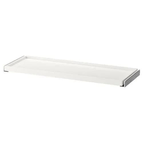 IKEA KOMPLEMENT выдвижная полка белый 100x35 см (20433984)