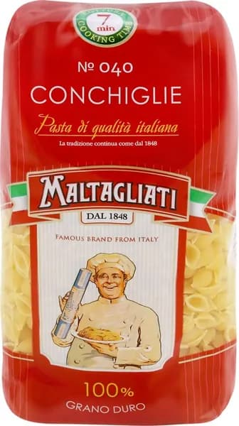 Макароны MALTAGLIATI Conchiglie № 040, 450г