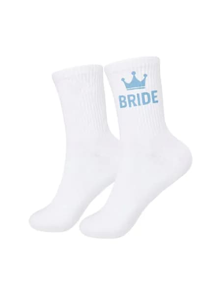 (1 пара.) Носки для невесты - Корона Bride