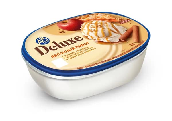 Мороженое ванночка Яблочный пирог Deluxe 800 мл 48 Копеек