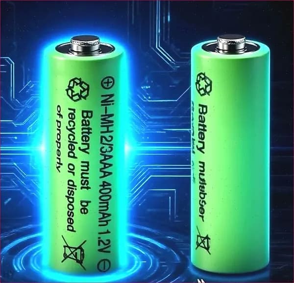 Аккумулятор 2/3 AAA NI-MH 400mah (2/3 от мизинчикового аккумулятора),Батарейки для светильник,Реальная пропускная способность - это не виртуальный стандарт