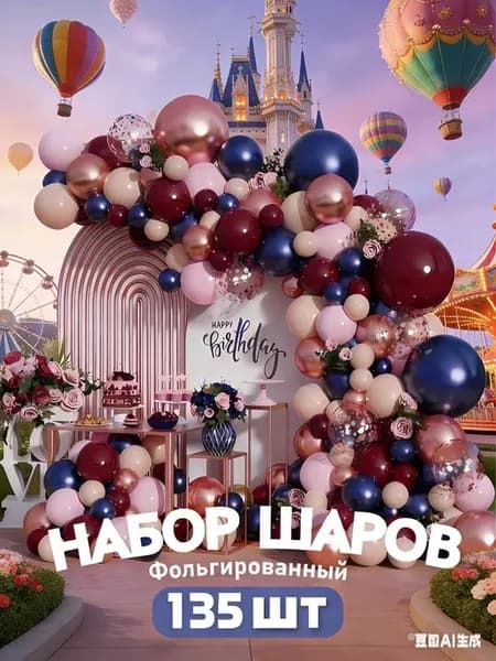 Набор воздушных шаров для праздника и фотозоны