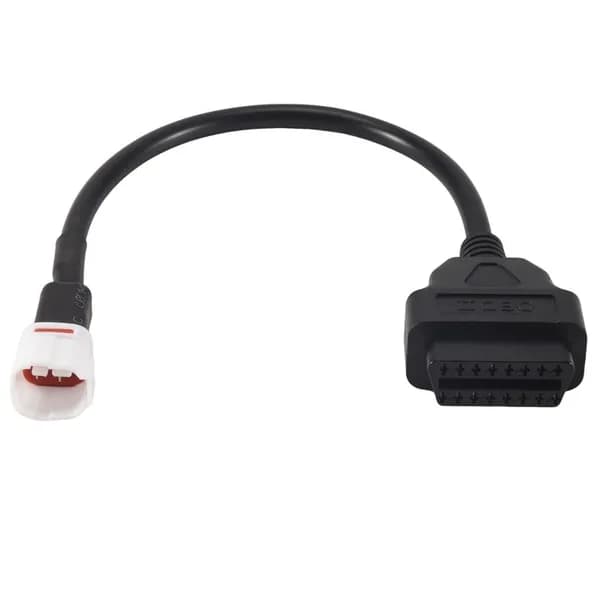 4-контактный к OBD2 считыватель кодов неисправностей мотоцикл сканер диагностический кабель совместим с MT10 FZ10 XSR700 TmAX530 R6