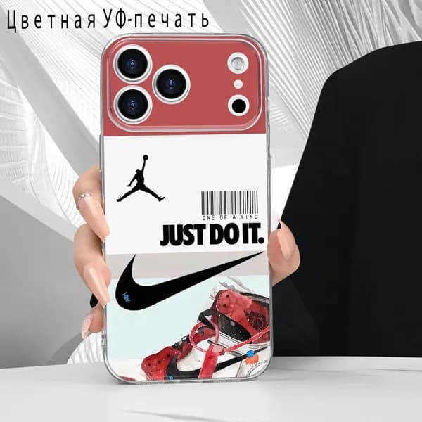 Подходит для iPhone 17 17Air 17Pro 17 Pro max прозрачный чехол для мобильного телефона big vision Спортивная обувь серии UV painted