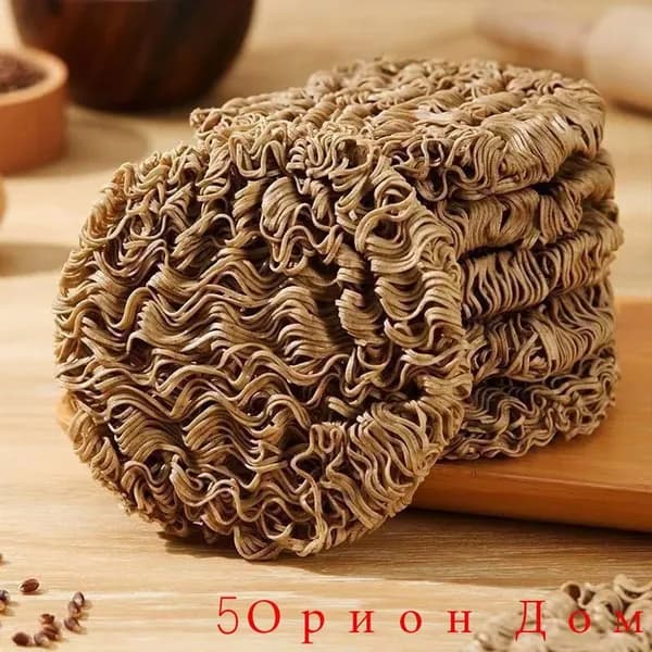 Гречневая лапша быстрого приготовления из горькой гречихи, 40 г 5 пакетов, низкожировая, без жарки