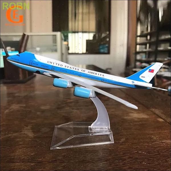 Металлическая Модель Самолета Боинг 747, Американские Авиалинии