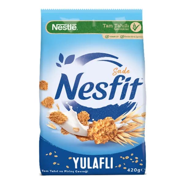Nestle Nesfit Whole Grain and Rice Flakes 420g - шоколад