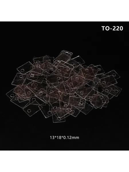 (100 шт) Теплоотвод с изоляцией из листа натуральной слюды TO-220