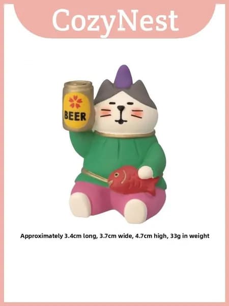 декор для кошек из смолы с фигуркой танцующей кошки cherry blossom стиль ф для дома офиса и подарка