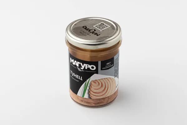 Тунец полосатый филе-кусочки натуральные, 200 г