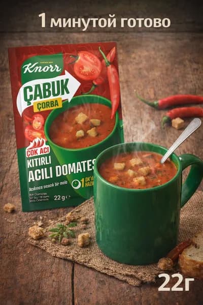 Knorr Быстрый турецкий суп вкус, который надолго останется на вашем языке.