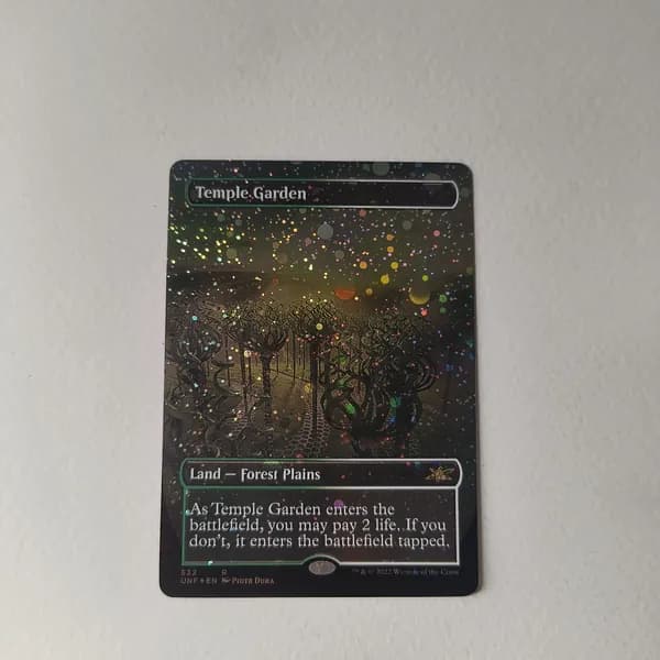 Портативные карты MTG Настройка и прокси высококачественной фольги Водная могила 529