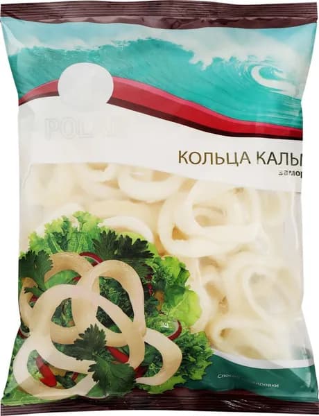 Кальмар замороженный POLAR кольца, 500г