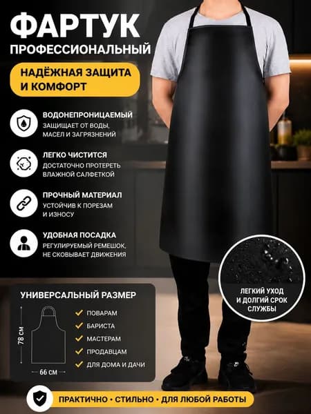 Профессиональный водонепроницаемый фартук для работы и дома
